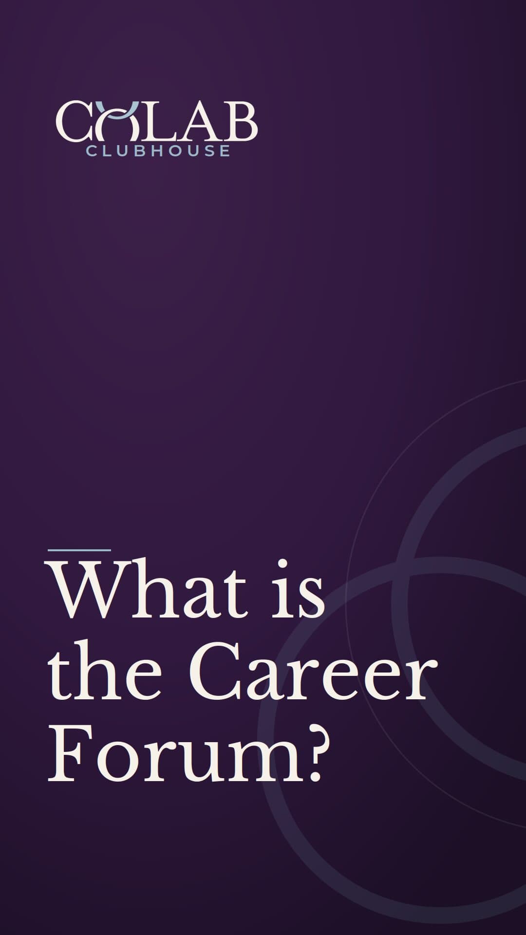 The Career Forum focuses on alternative investments, spanning private equity, venture capital, real estate, credit, real